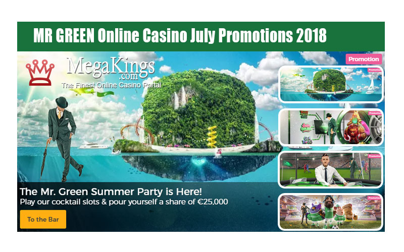 MR GREEN Online Casino July Promotions 2018